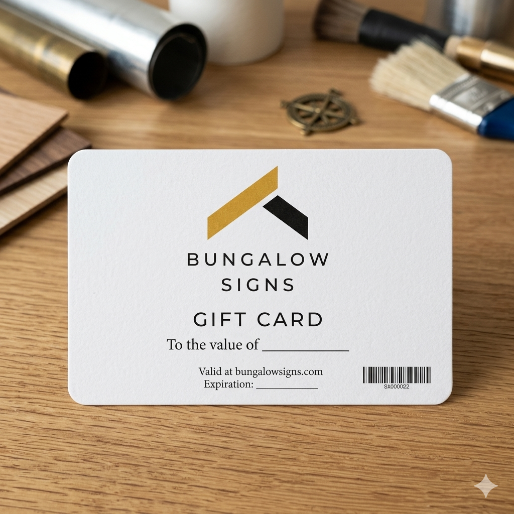 Gift Cards – Bungalow Signs