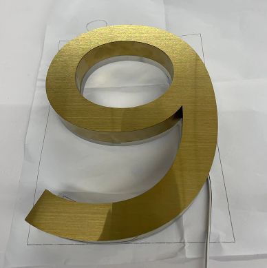 20cm Metal LED House Numbers