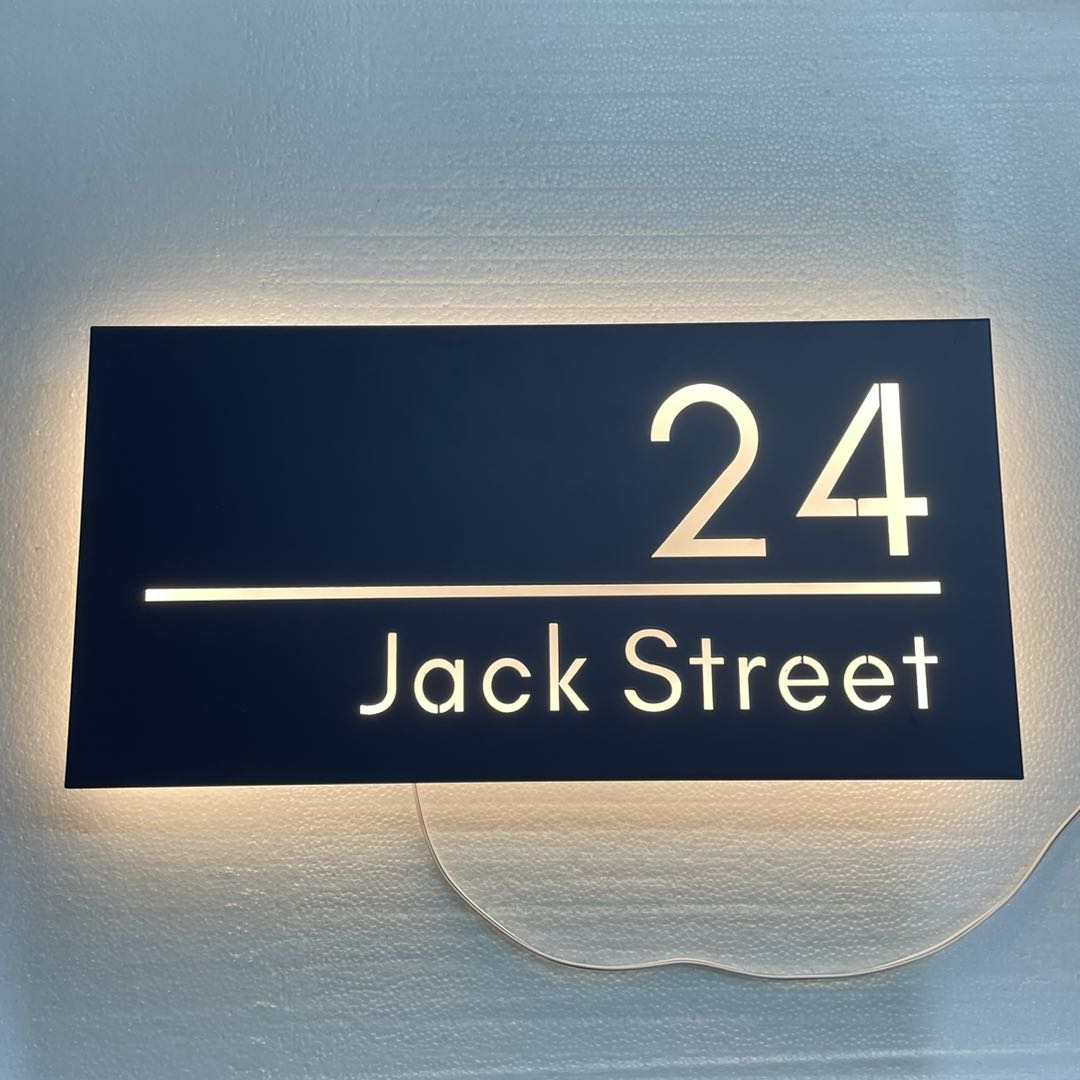 Custom Metal Address Signs Australia | House Number Plaques | Bungalow Signs