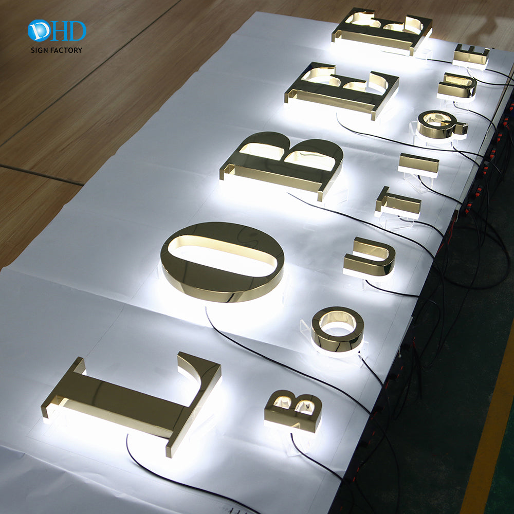 LED Channel Letters Business Advertising Sign