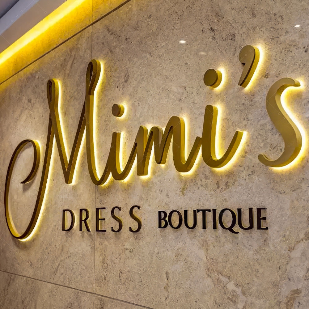 LED Channel Letters Business Advertising Sign