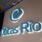 Business Acrylic LED Advertising Custom Logo and Letters Sign