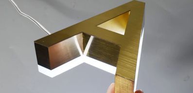 Metal LED House Letters - Each