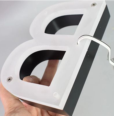 Metal LED House Letters