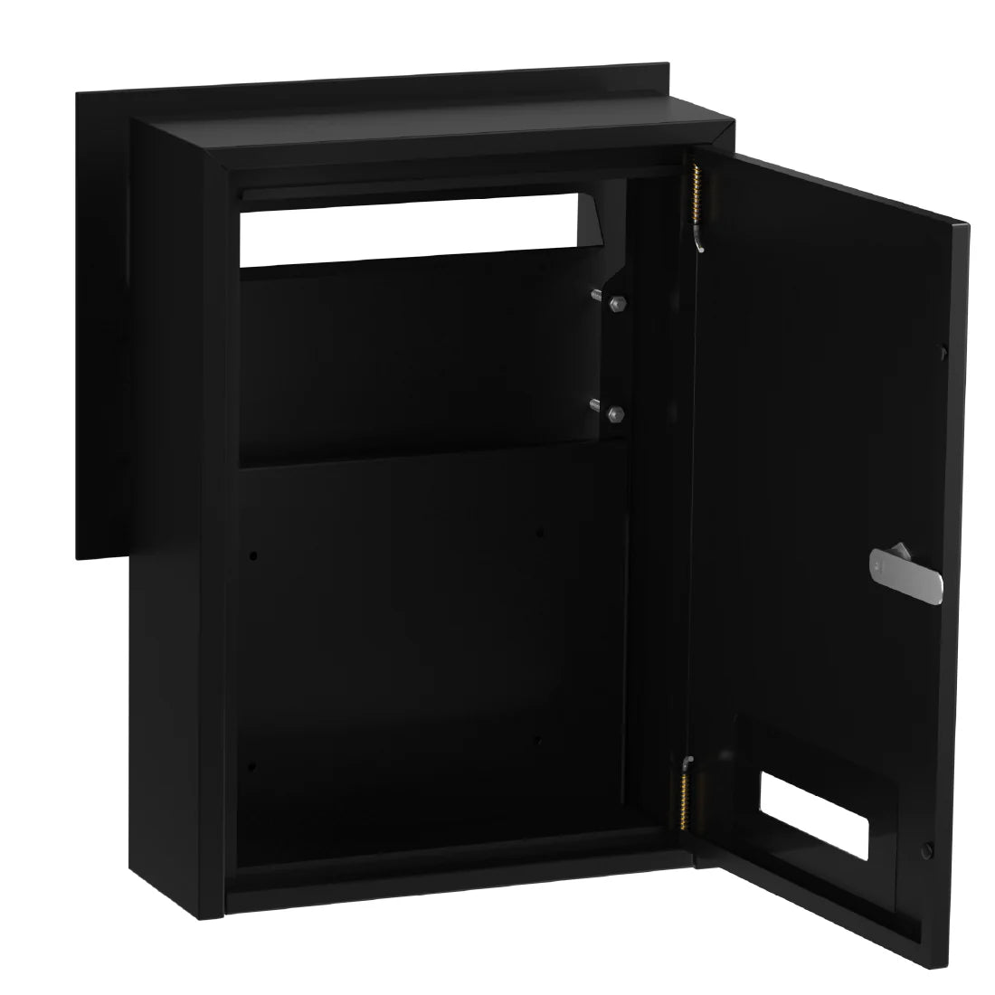 Black Mima Slimline Modern Mailbox
