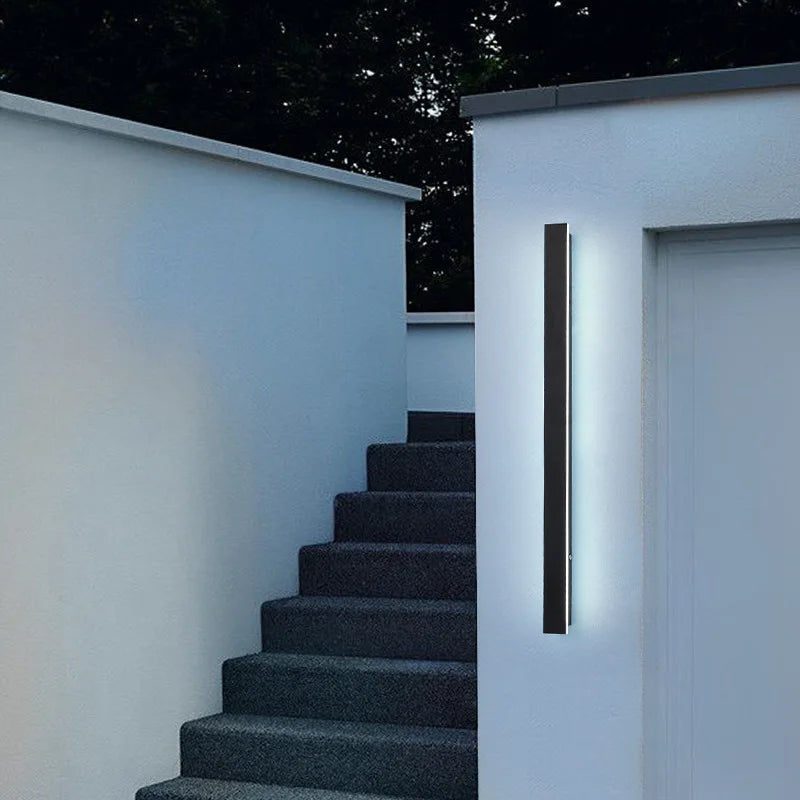 LED Outdoor Wall Light Long Light Bar Waterproof.