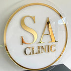 Light up business signage Acrylic Business Logo.