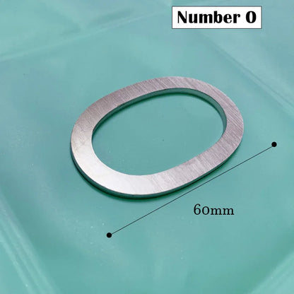60mm Stainless Steel Self Adhesive House Number.