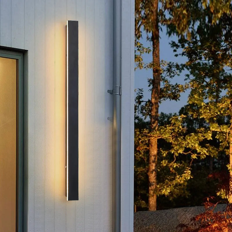 LED Outdoor Wall Light Long Light Bar Waterproof.