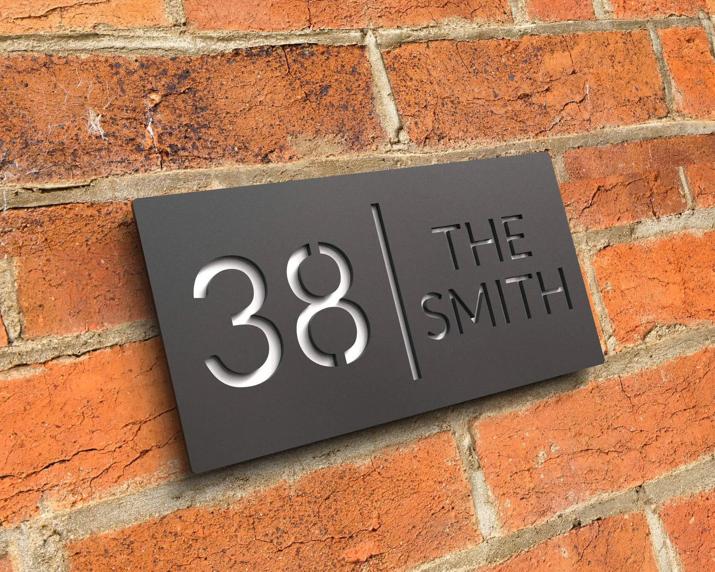Custom Acrylic House/Letterbox Sign - Vertical.