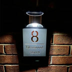 Solar Custom Acrylic House/Letterbox Sign - Rectangle.