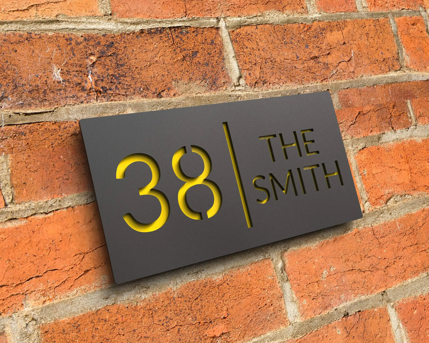 Custom Acrylic House/Letterbox Sign - Vertical.