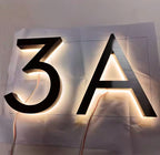 20cm Metal LED House Numbers - Each
