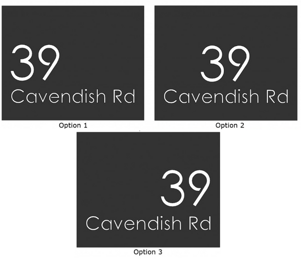 Yarruwala Custom Address Plate