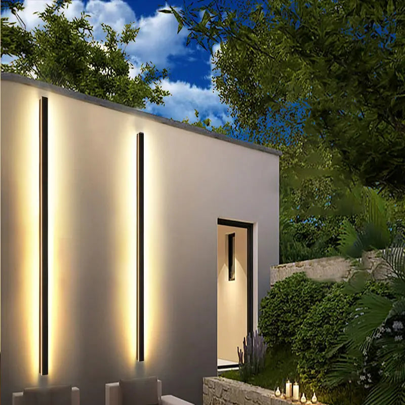 LED Outdoor Wall Light Long Light Bar Waterproof.