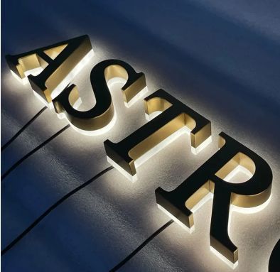 Metal LED House Letters - Each