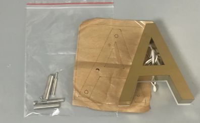 Metal LED House Letters