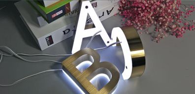 Metal LED House Letters - Each