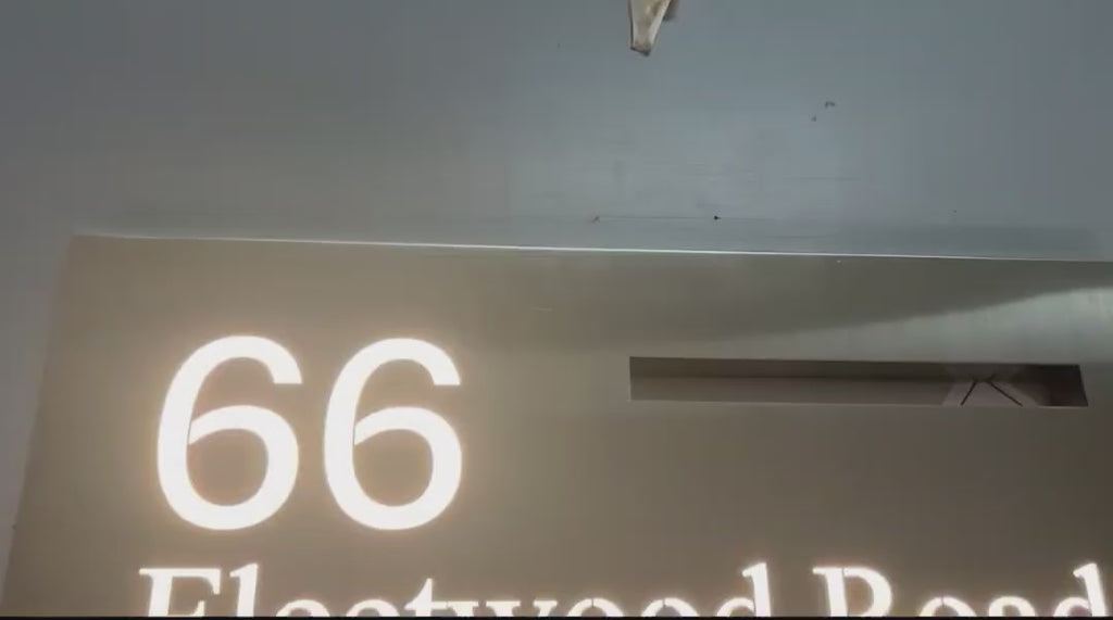 Stainless Steel led mailbox slot letterbox.