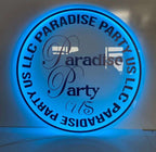 LED business UV Acrylic custom signs.