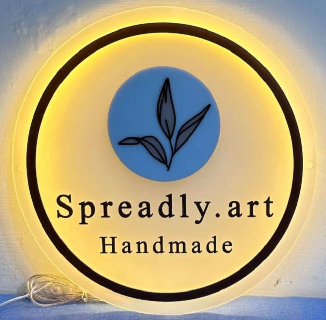 LED business UV Acrylic custom signs.