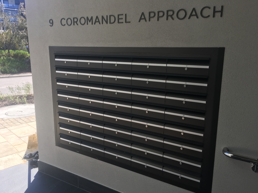 Mailbox Commercial - Free standing with Posts Bank Mailboxes