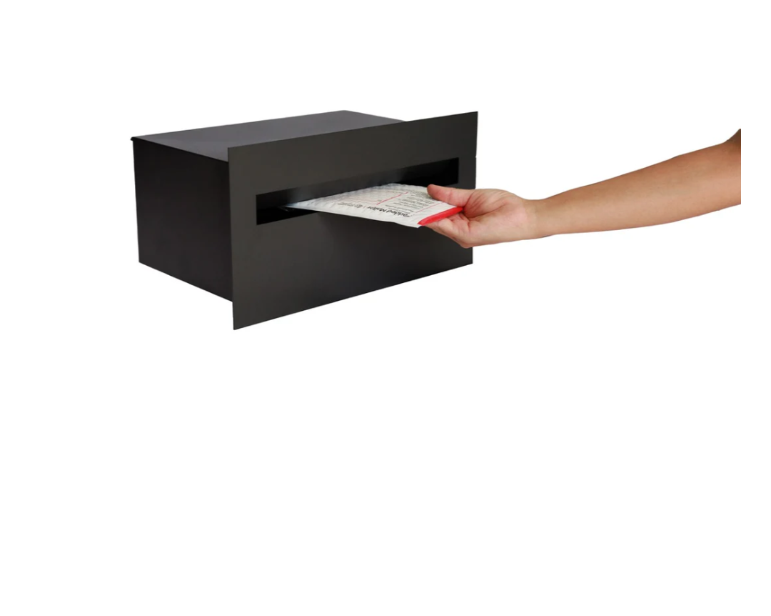 Charcoal Burung mailbox