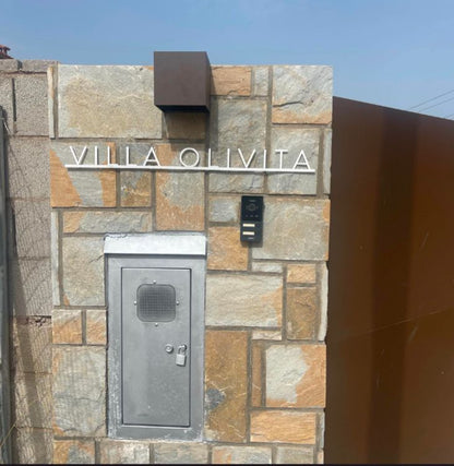 Metal lettering custom house address sign