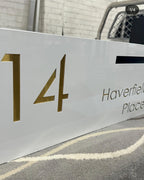 Custom Rectangle LED Stainless Steel Brick in Mailbox