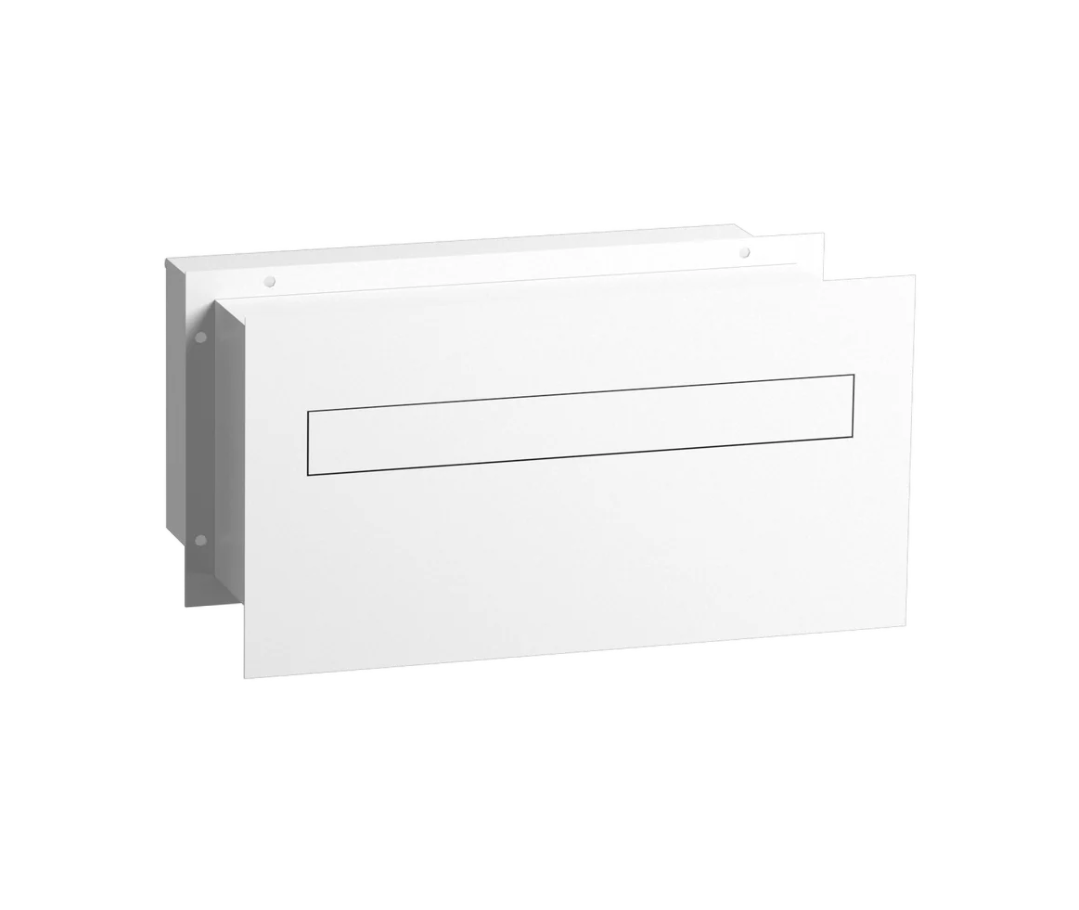 White Burung mailbox