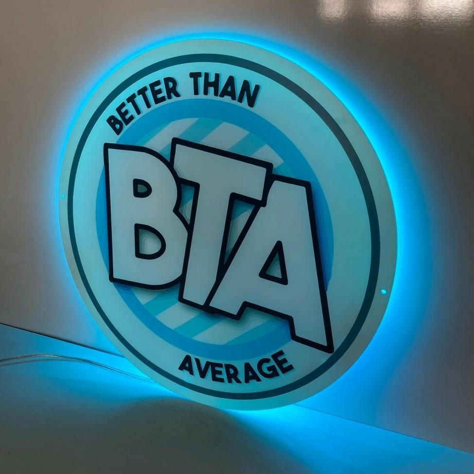 LED business UV Acrylic custom signs.