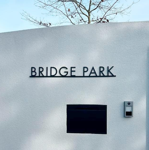 Metal lettering custom house address sign
