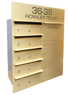 Mailbox Commercial - Free standing with Posts Bank Mailboxes