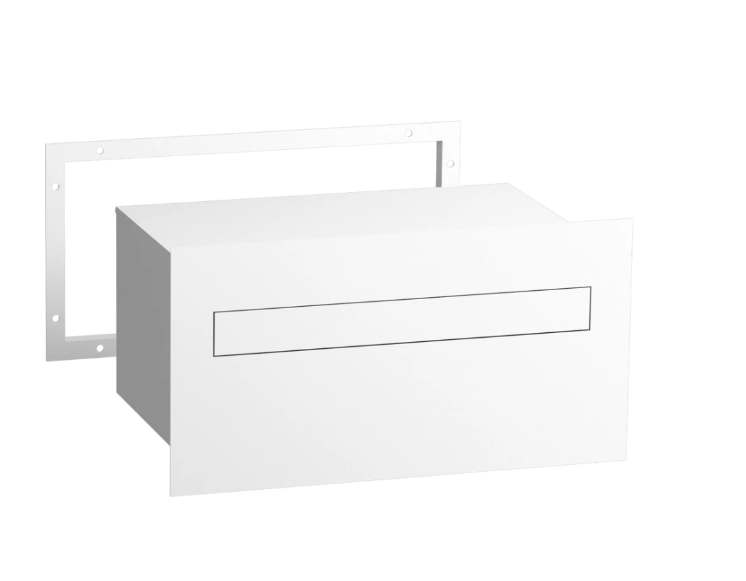 White Burung mailbox